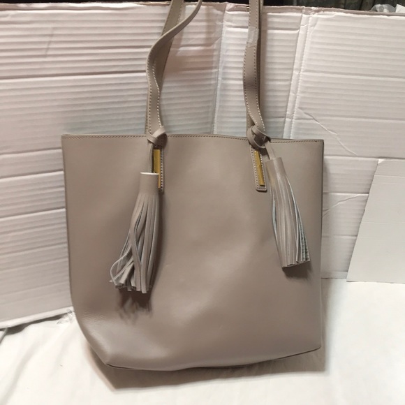 New! Joy and Iman leather tote - Picture 1 of 6